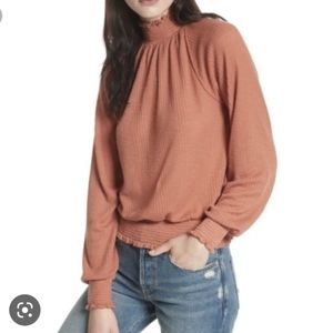 Free People Boulevard Mock Neck .